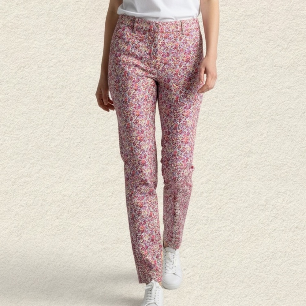 🌸 Weekend Max Mara Floral Slim Pants – Model FITW113 Size 10